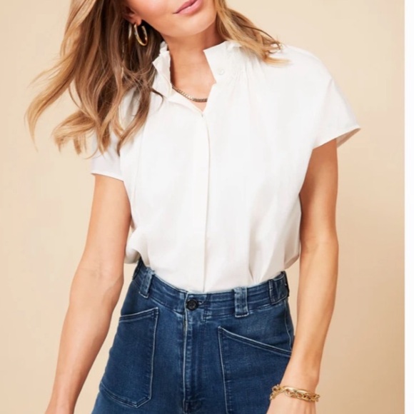 POMANDER PLACE by Tuckernuck White Rae Blouse - Picture 4 of 14